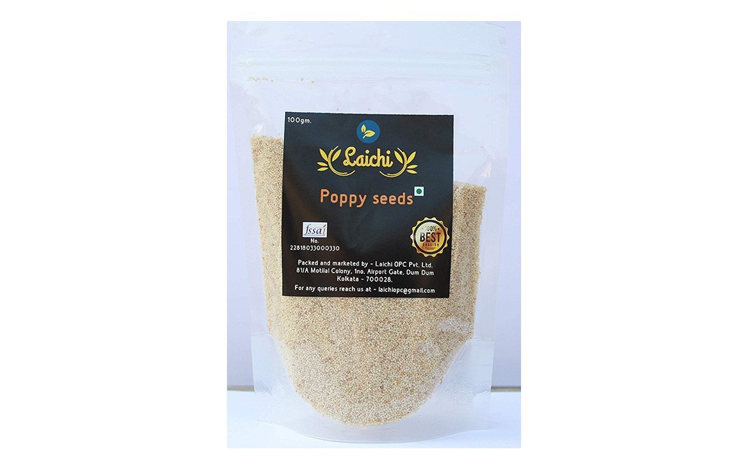 Laichi Poppy Seeds    Pack  100 grams
